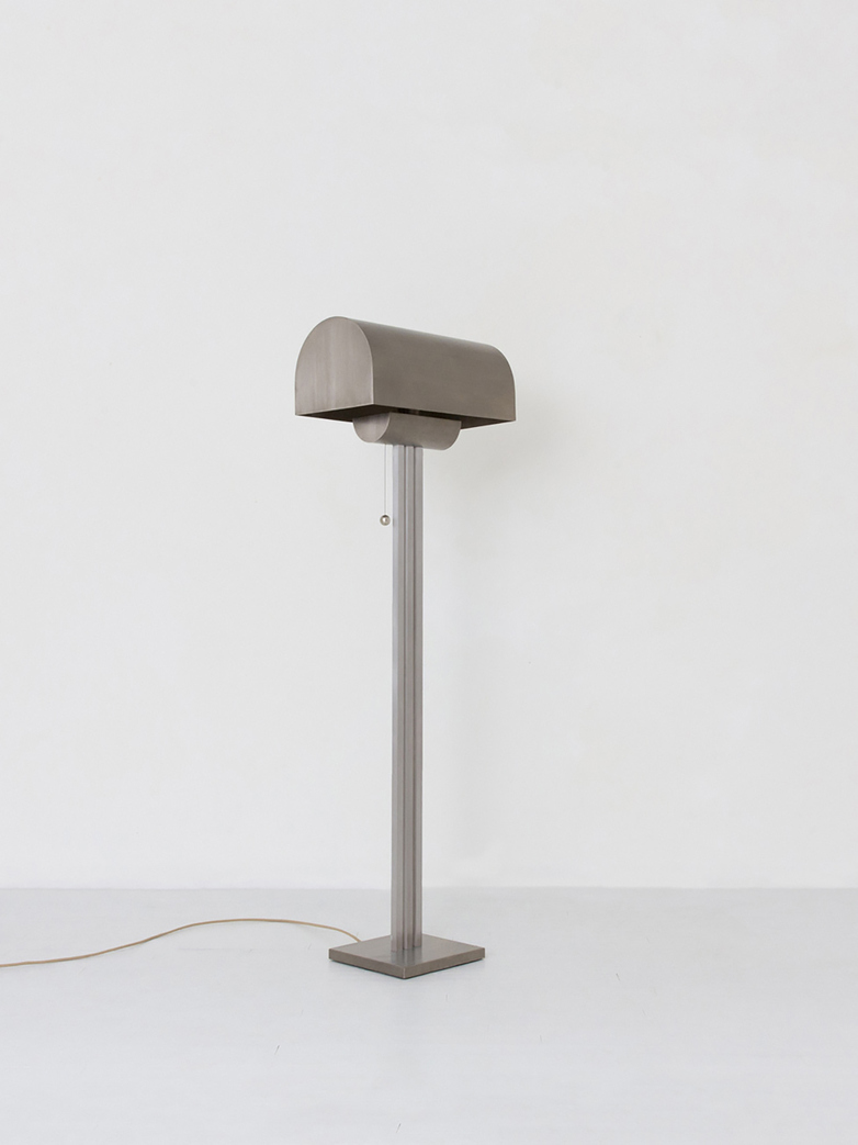 Vault Floor Lamp - Nickel