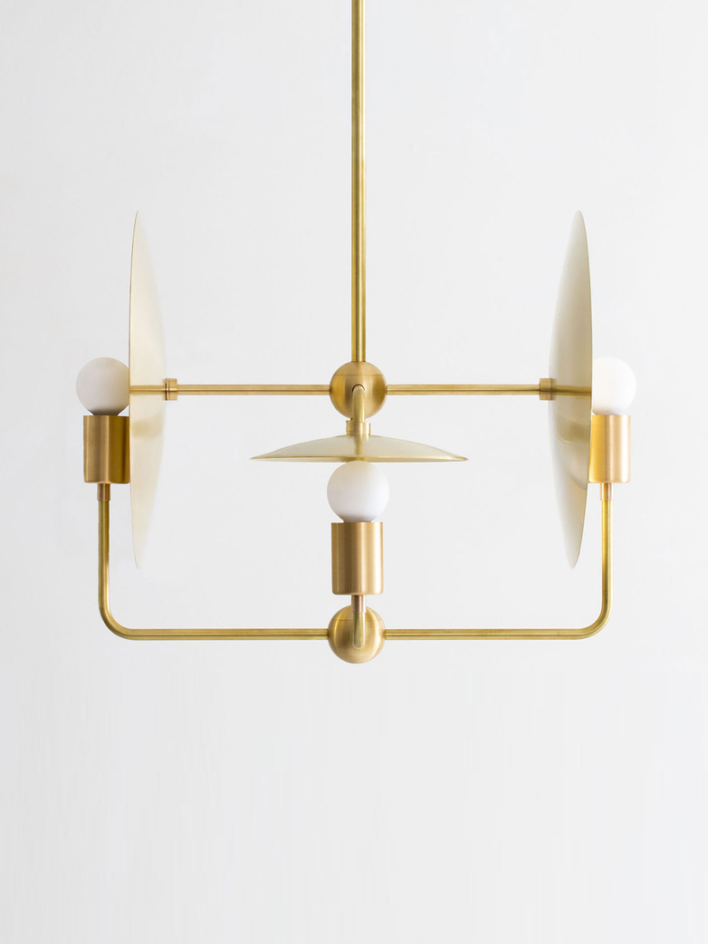 Orbit Chandelier - Brass