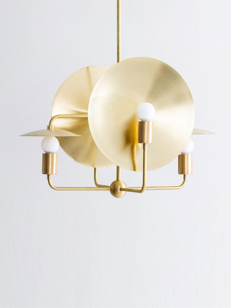 Orbit Chandelier - Brass