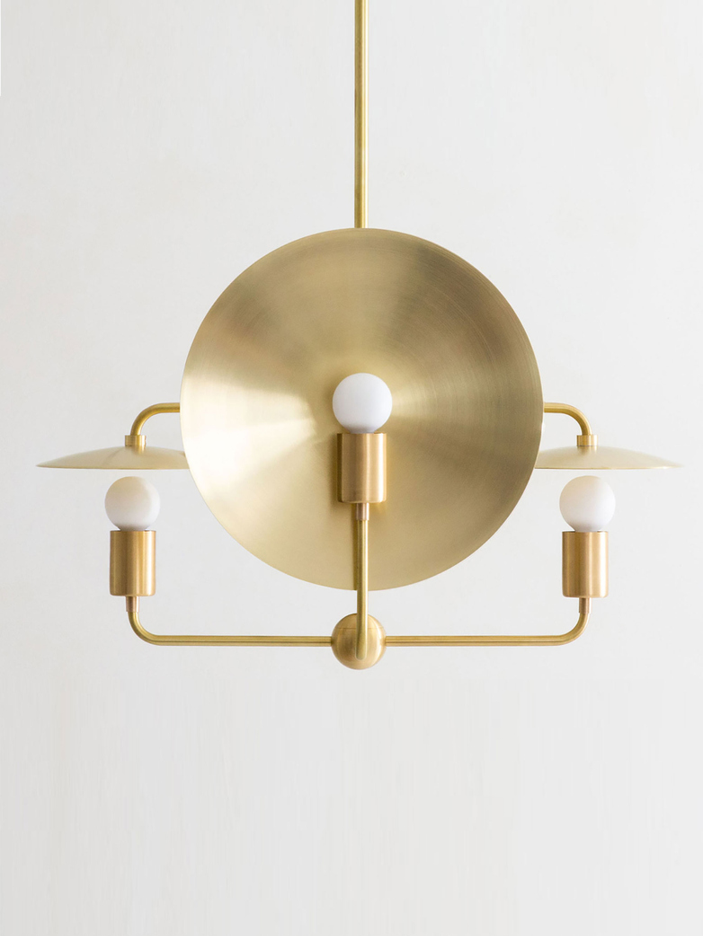 Orbit Chandelier - Brass