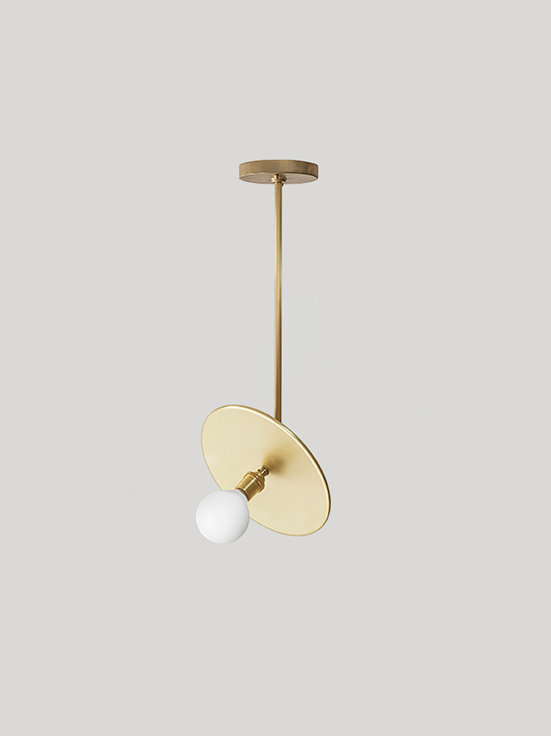 Industrial Pendant - Brass