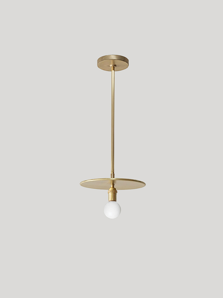 Industrial Pendant - Brass