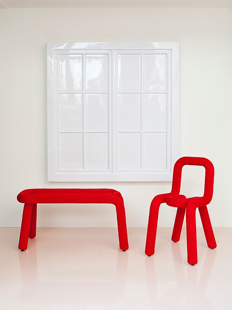 Bold Bench - Red