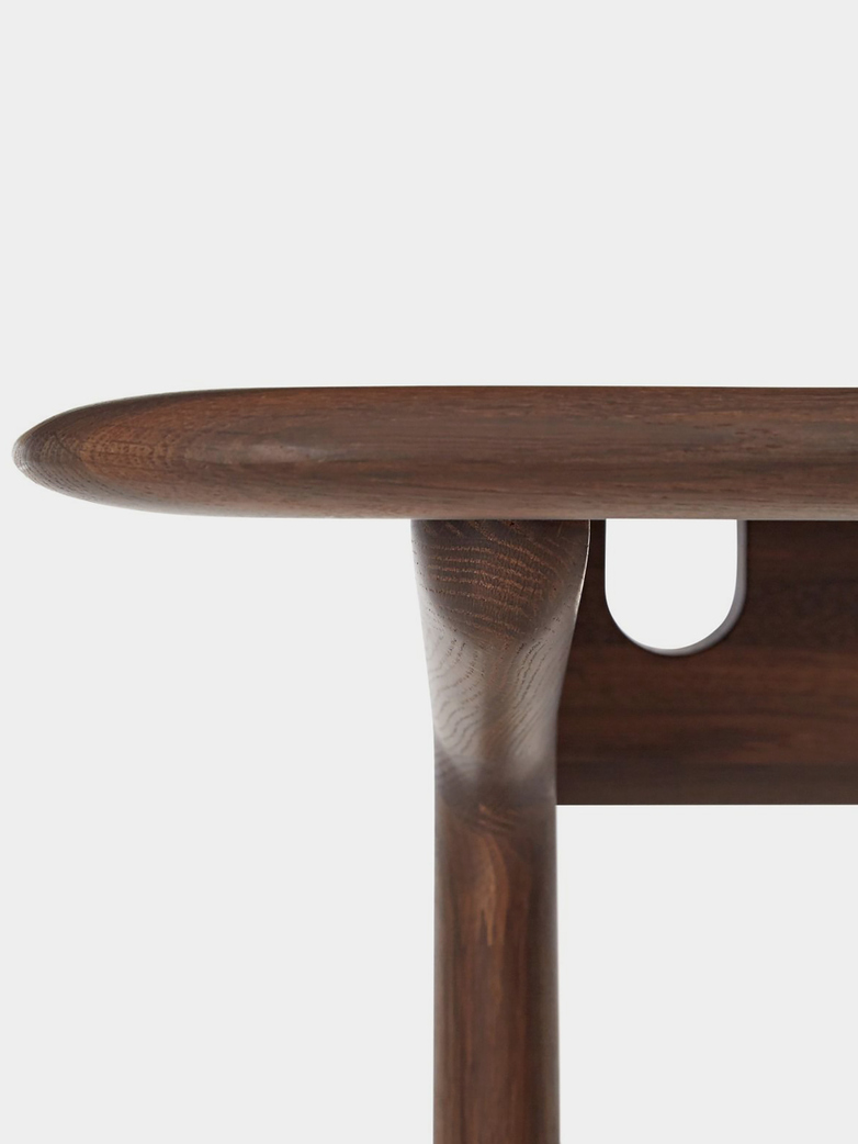 Slab Desk - Fumed Oak