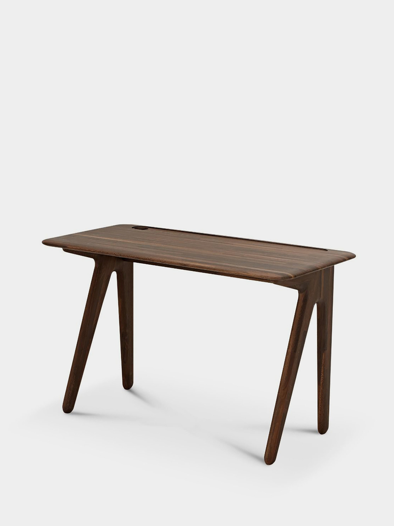 Slab Desk - Fumed Oak