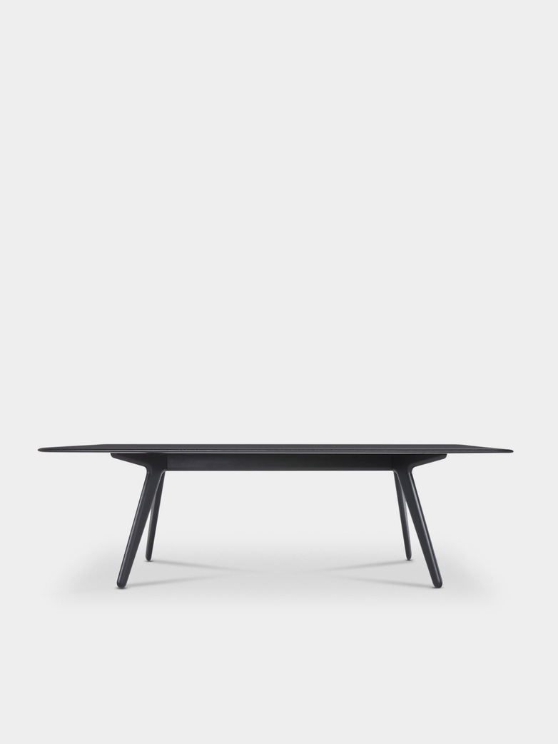 Slab Dining Table Black - 240x100 cm