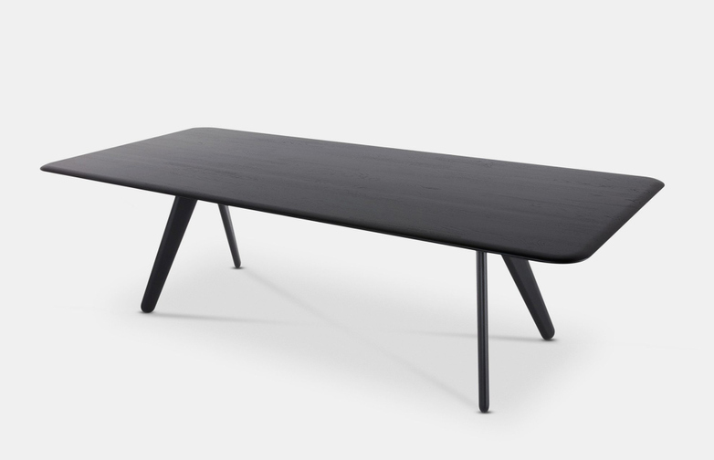 Slab Dining Table Black - 240x100 cm