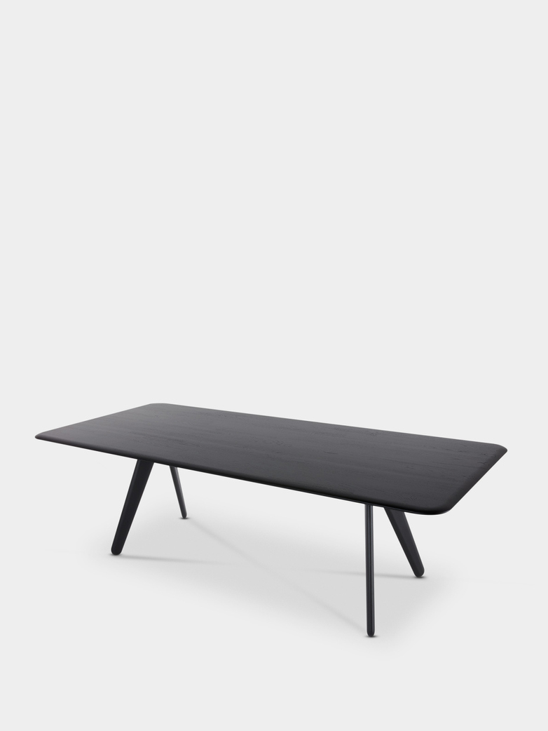 Slab Dining Table Black - 240x100 cm