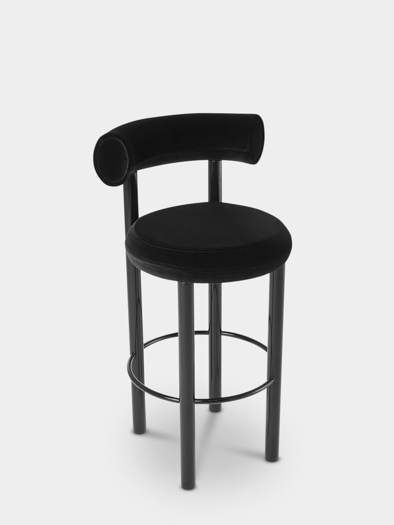 Fat Bar Stool - Black