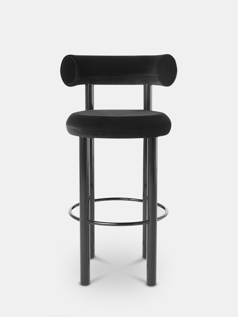 Fat Bar Stool - Black