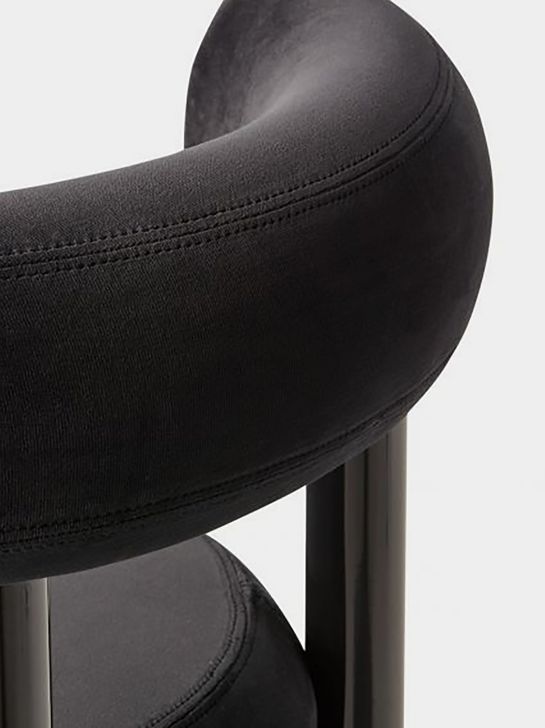 Fat Bar Stool - Black