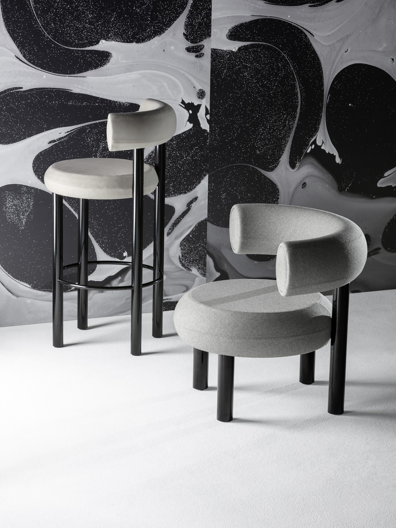 Fat Lounge Chair - Black