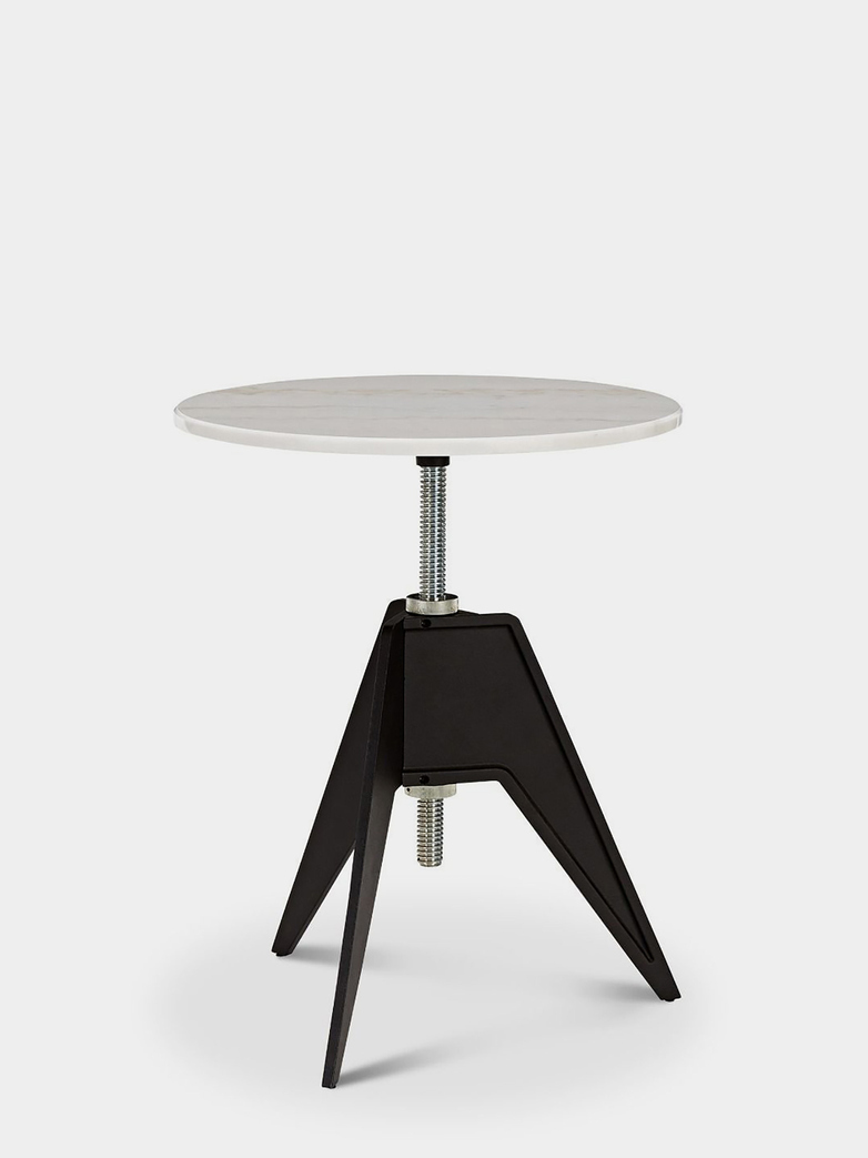Screw Table - White Marble