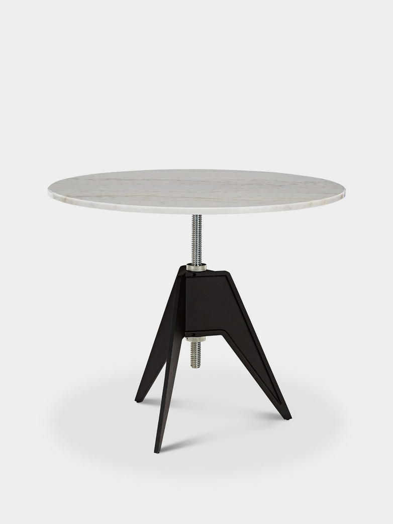 Screw Table - White Marble