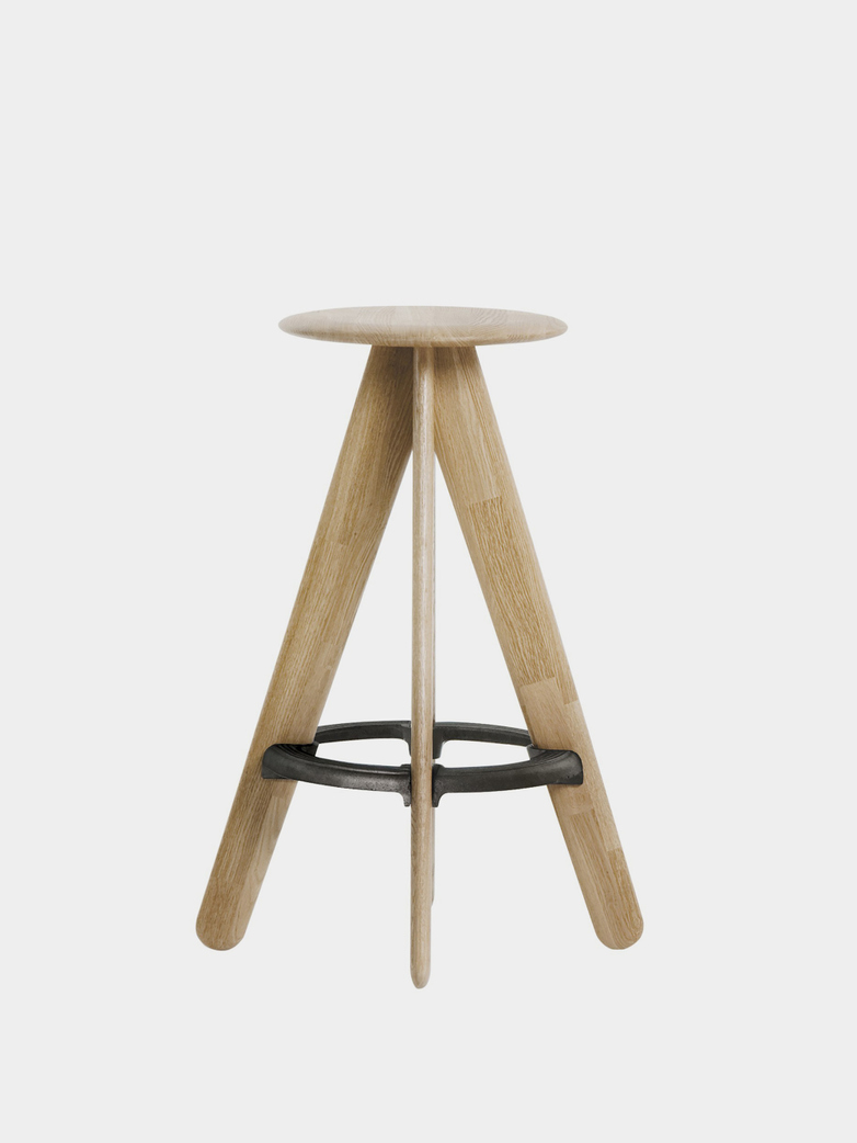 Slab Bar Stool - Natural
