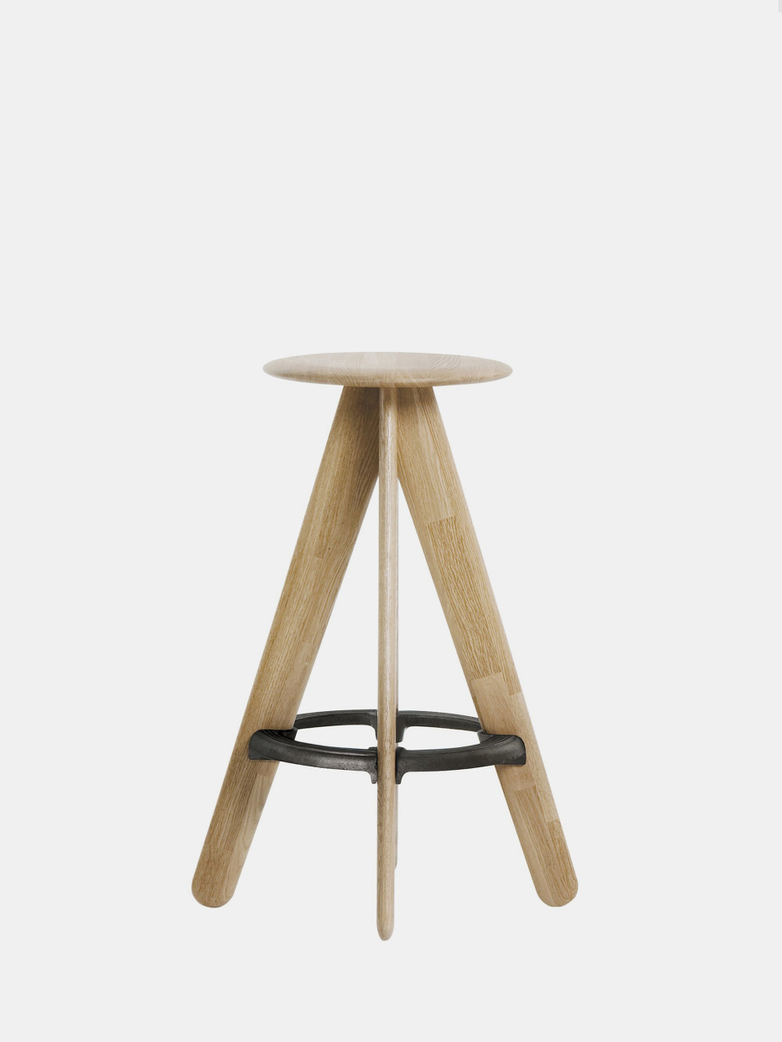 Slab Bar Stool - Natural