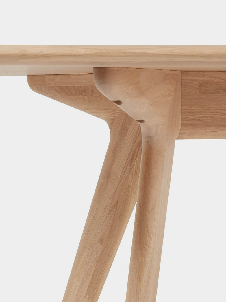 Slab Dining Table Natural Oak - 200x96 cm