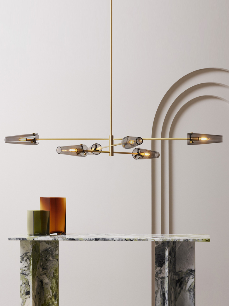 Axis 6 - Satin Brass