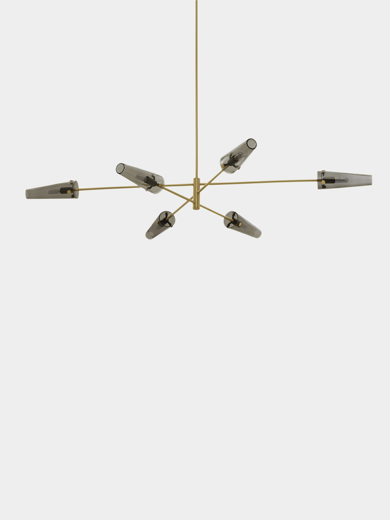 Axis 6 - Satin Brass