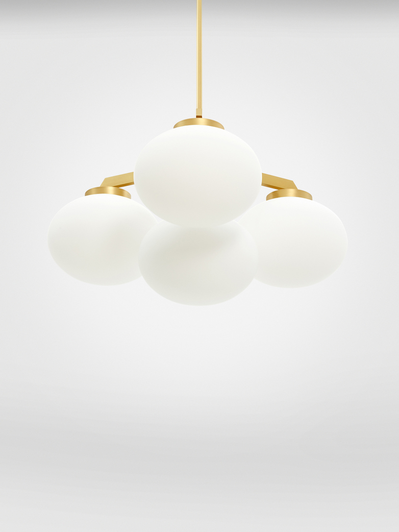 Cloudesley Satin Brass - Small