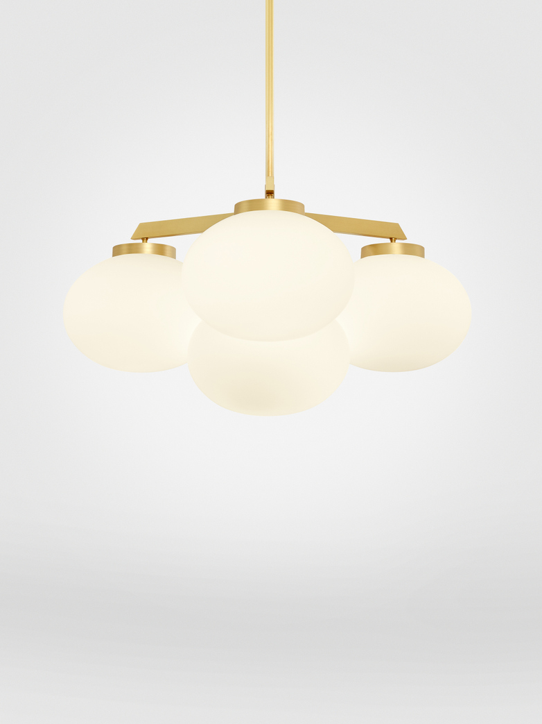 Cloudesley Satin Brass - Small