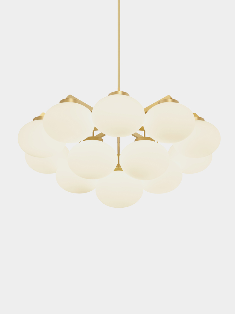 Cloudesley Satin Brass - Large