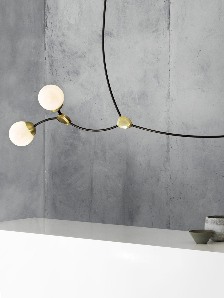 Ivy Horizontal 3 - Opal Glass