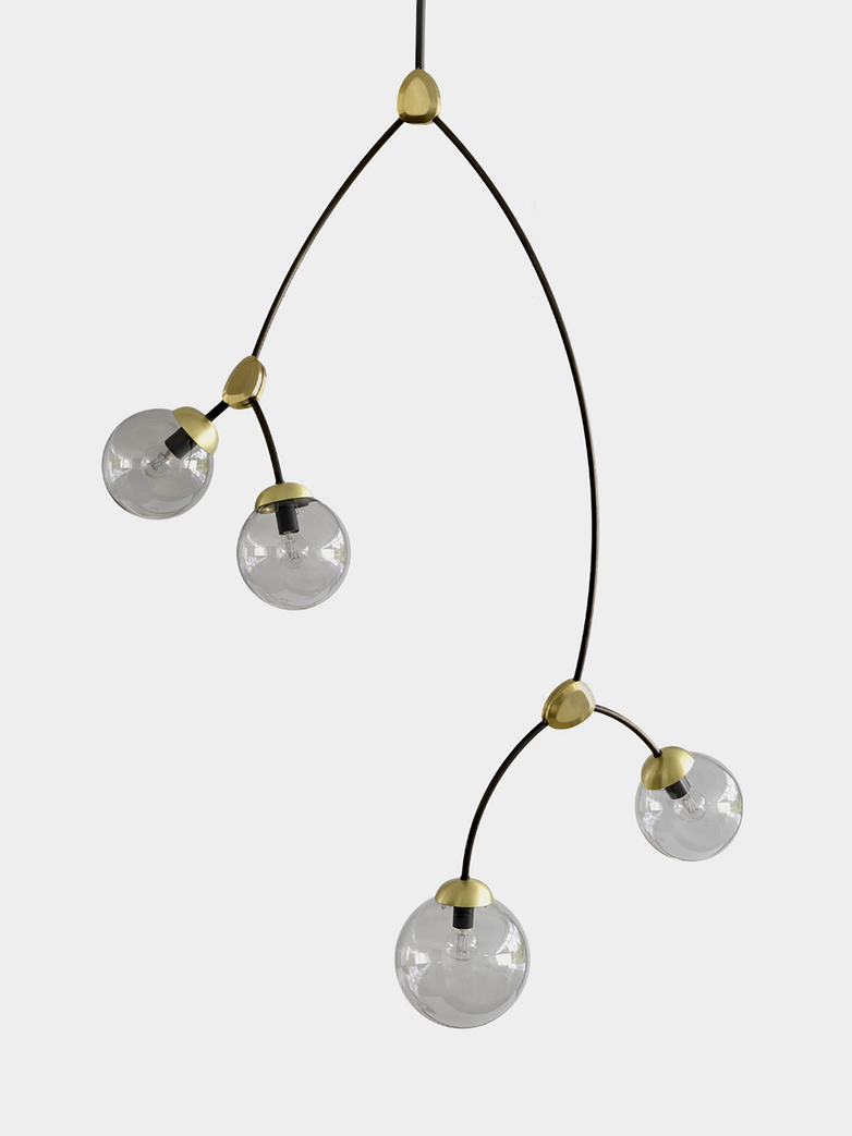 Ivy Vertical 4 - Smoked Glass