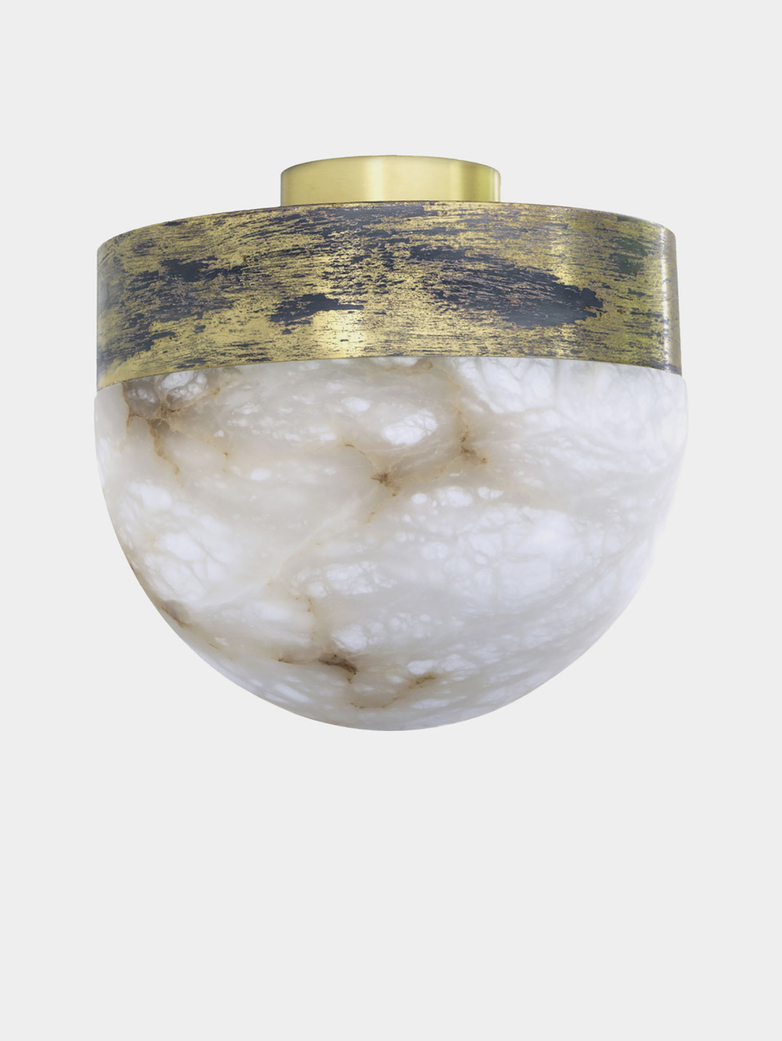 Lucid Flush 30 cm - Oxidized Silvered Brass