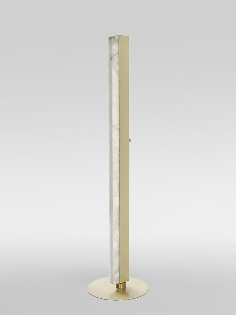 Artés Floor Lamp - Satin Brass