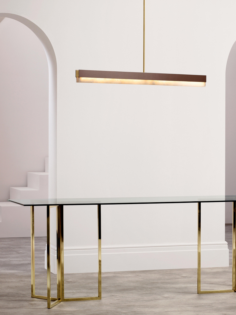 Artés Pendant - Satin Brass