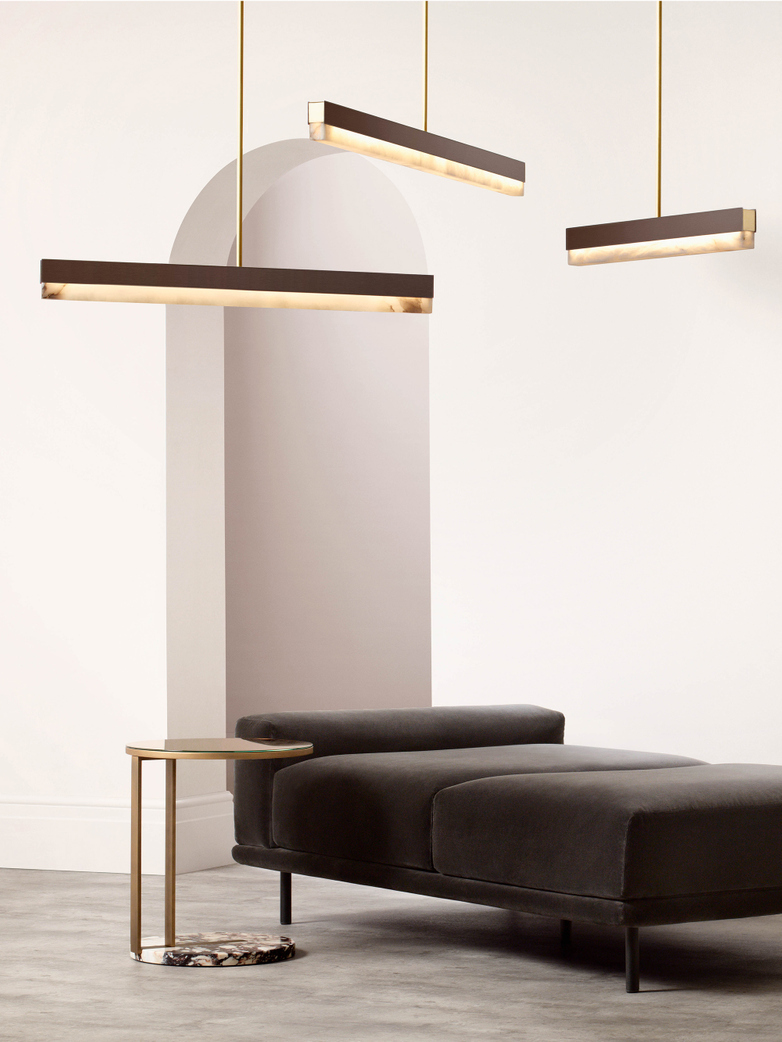 Artés Pendant - Satin Brass