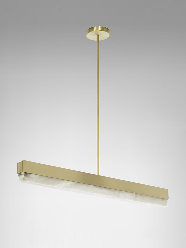 Artés Pendant - Satin Brass