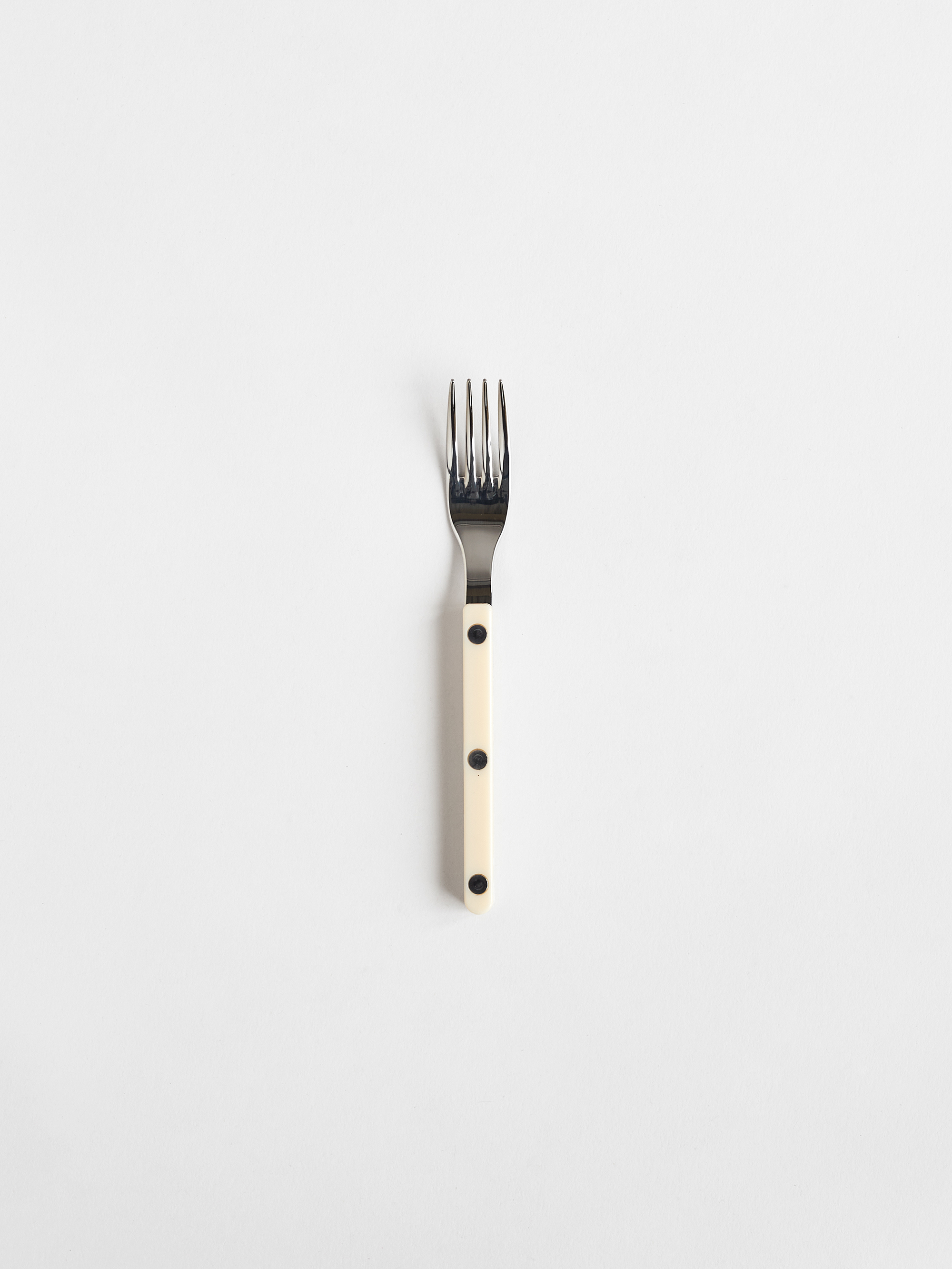 33138 3420690732 Bistrot Cake Fork Shiny Solid Ivory Portrait