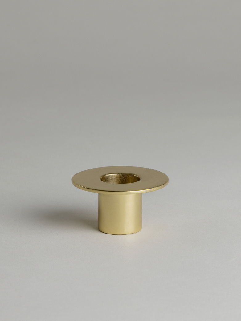 Tete-à-Tete Candle Holder – Brass