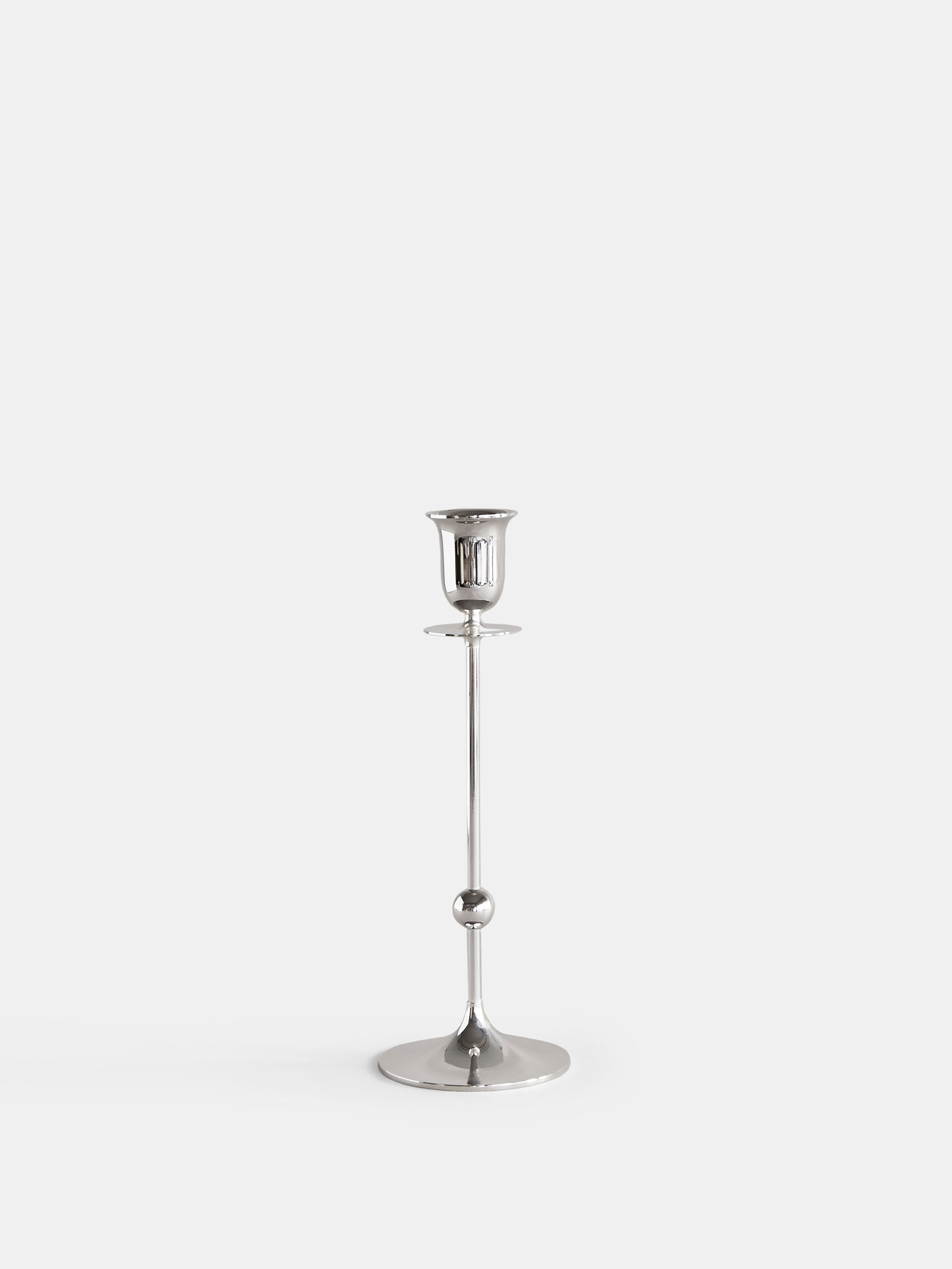 33417 62ea1bf7e0 Totem Candle Holder Silver 20 Cm Portrait