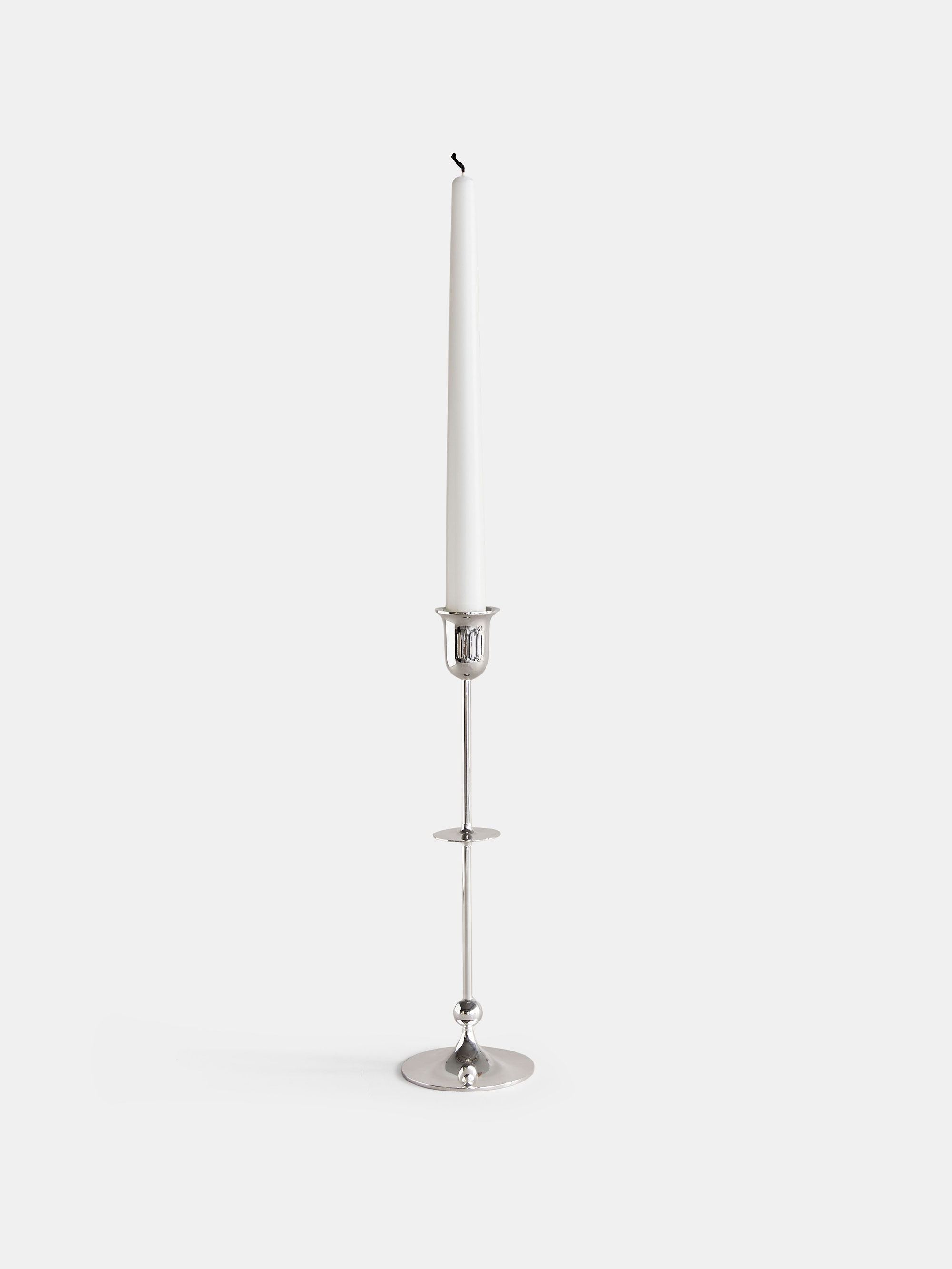 33418 4bf1db9886 Totem Candle Holder Silver 24 Cm 1 Portrait