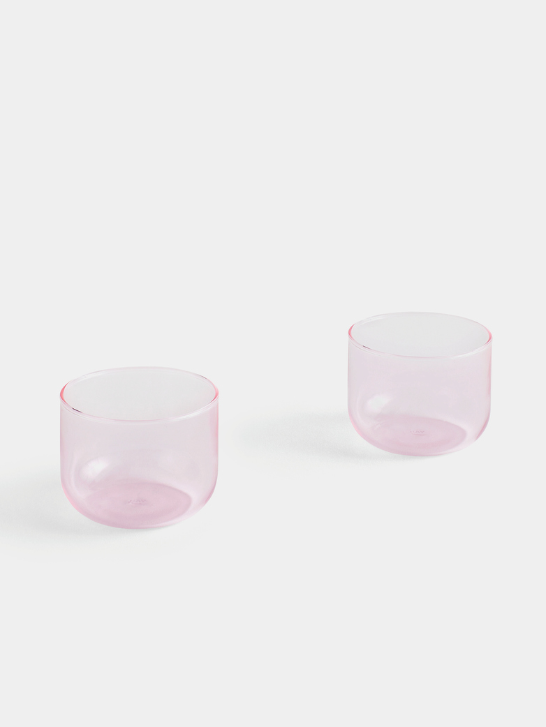 Tint Glass Pink Set of 2