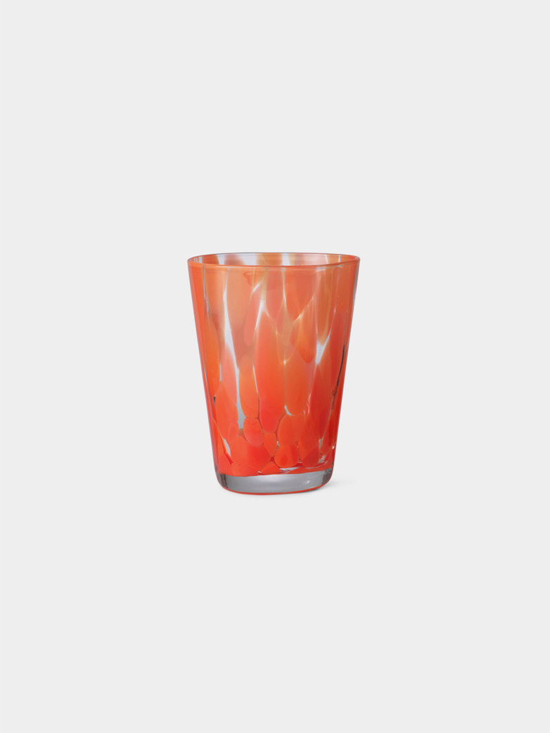 Casca Glass - Poppy Red