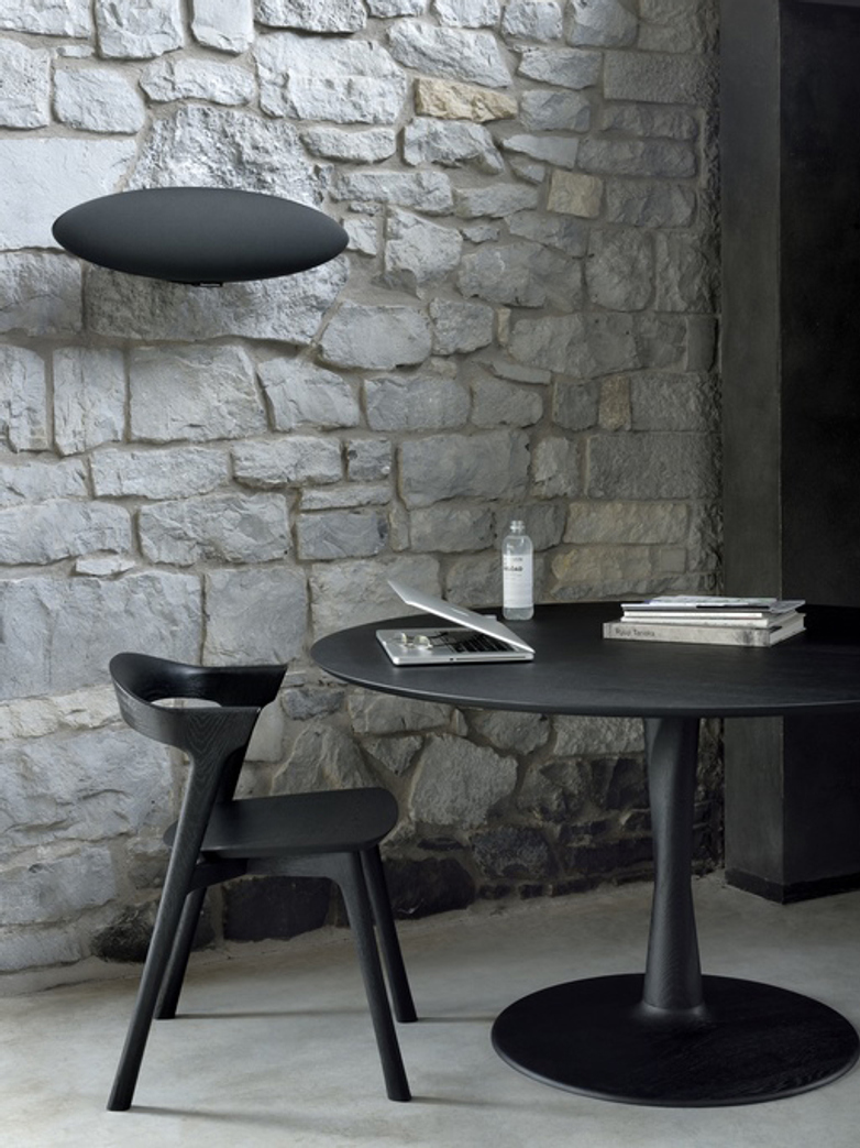 Torsion Dining Table – Oak Black – Ø127