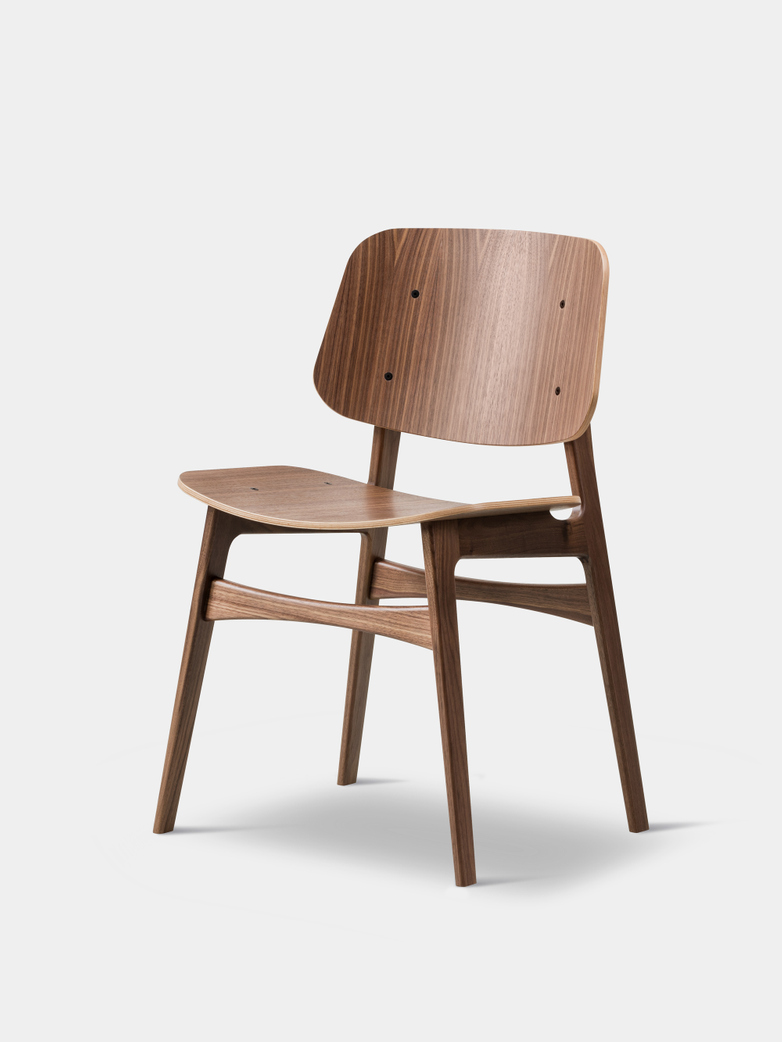 Søborg Wood Base - Walnut