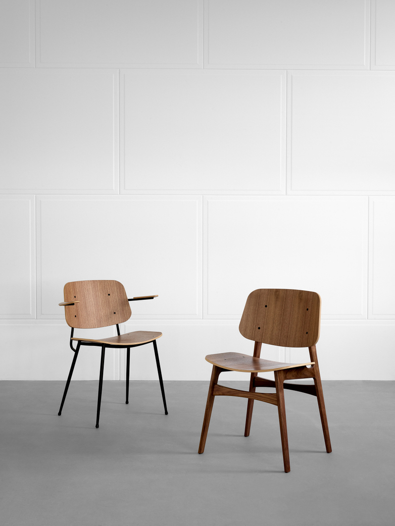Søborg Wood Base - Walnut