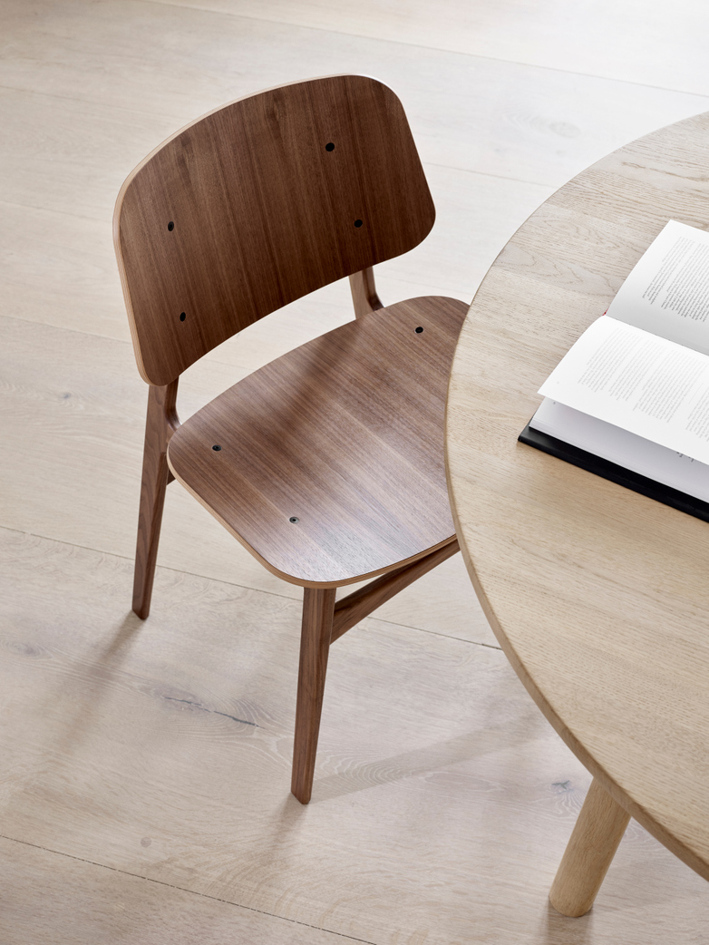 Søborg Wood Base - Walnut