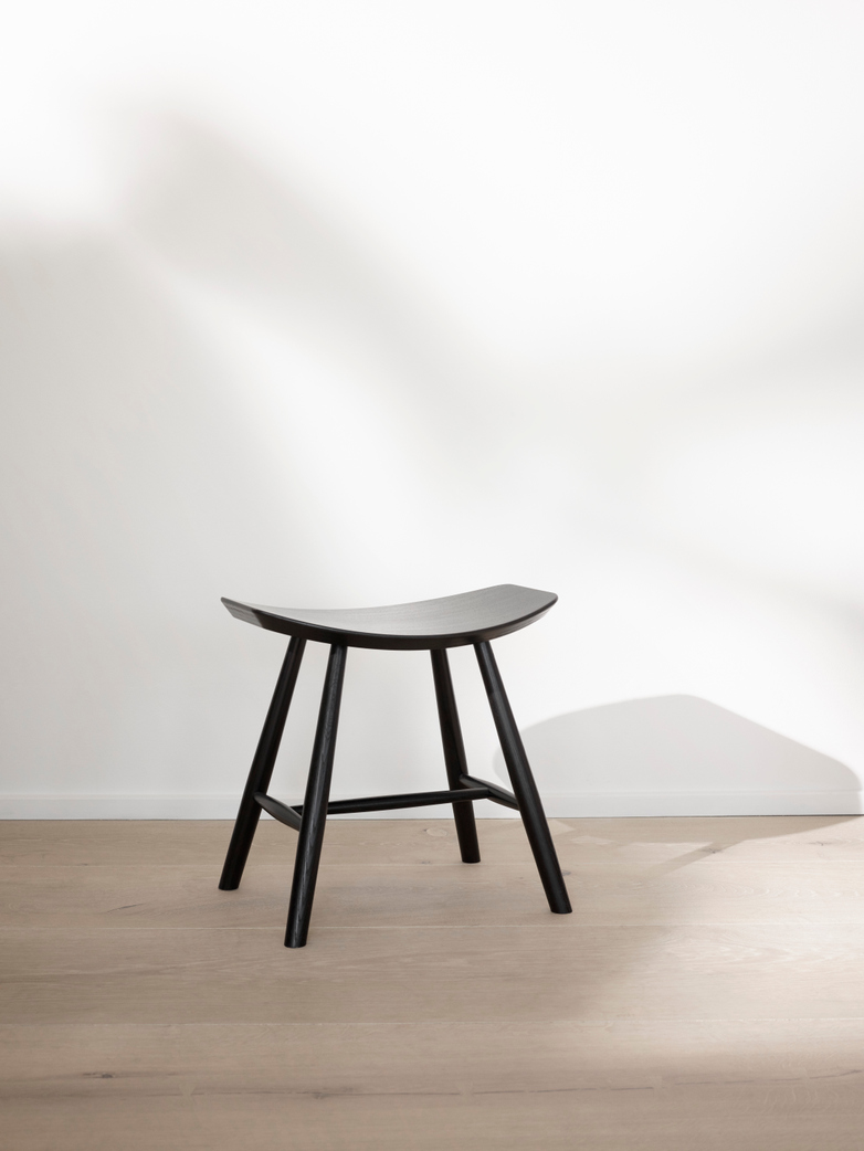 J63 Stool - Black Ash