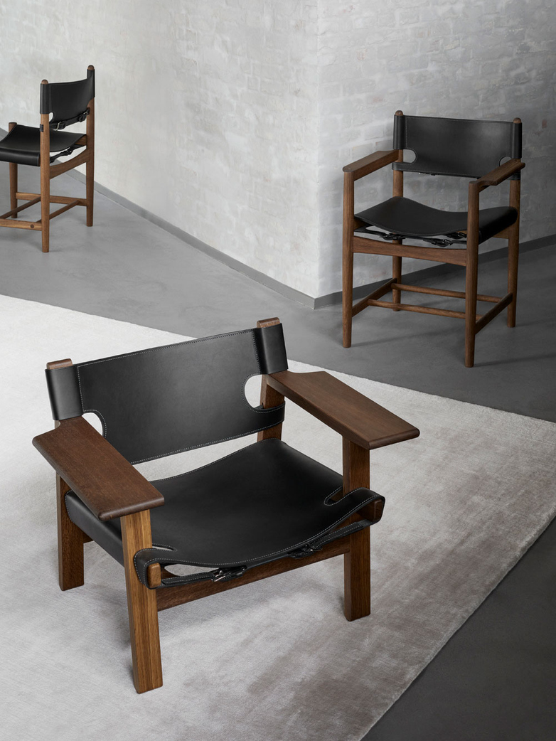 The Spanish Chair - Smoked Oak/Black