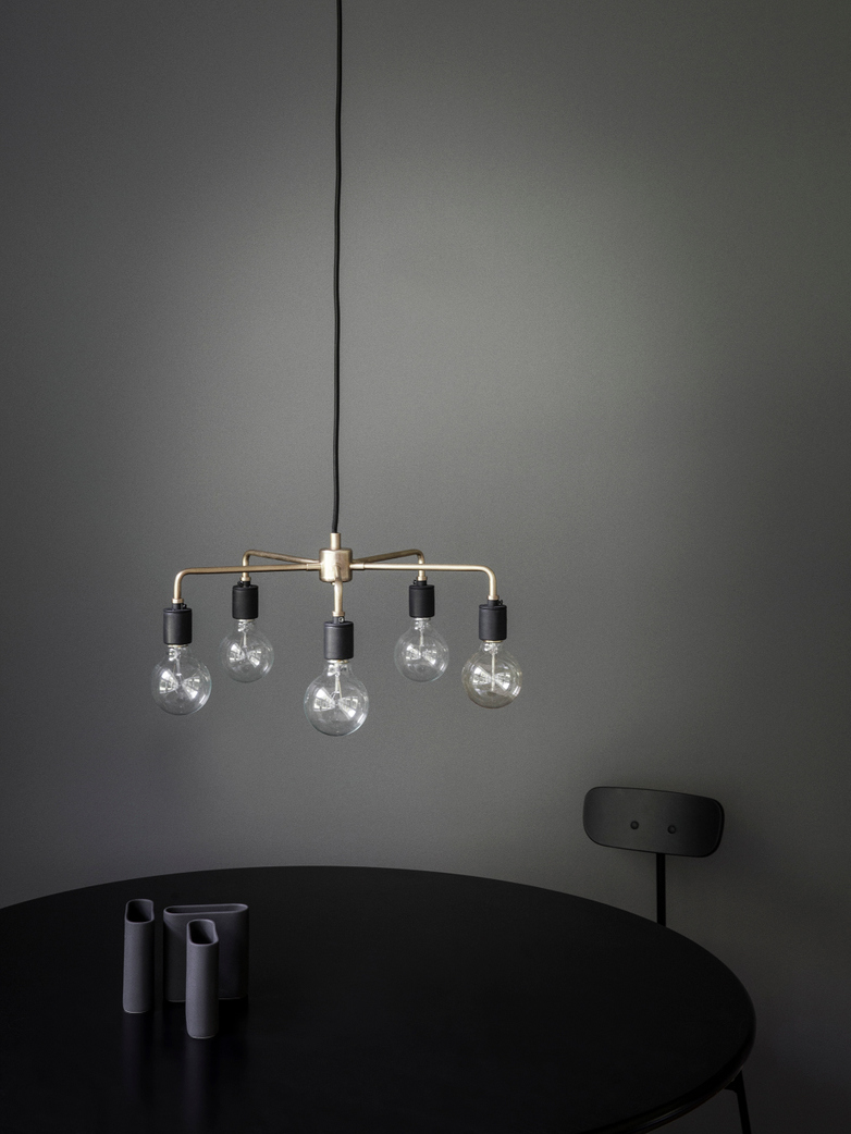 Tribeca Leonard Brass Chandelier