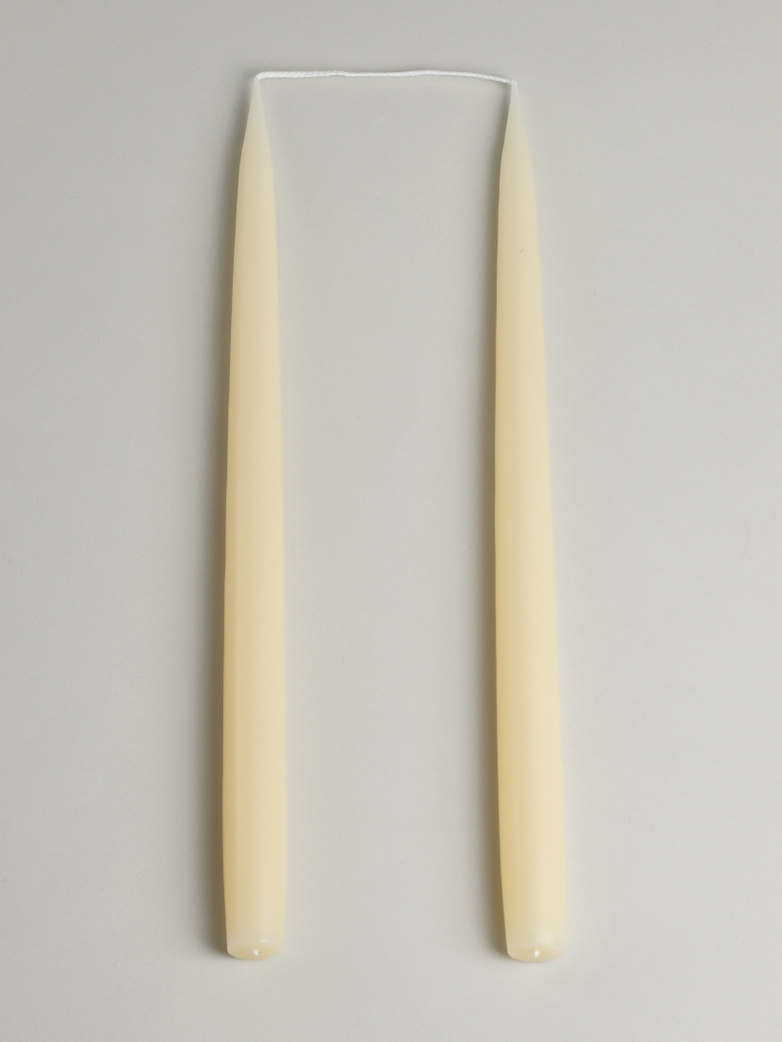 Tapered Candle – Ivory Set of 2