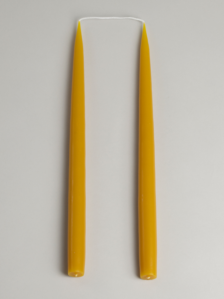 Tapered Candle – Honey Set of 2