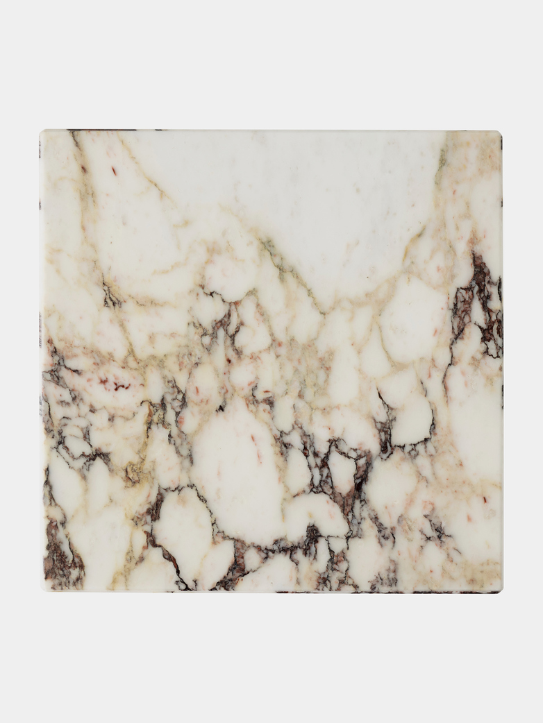 Plinth Tall - Rose calacutta
