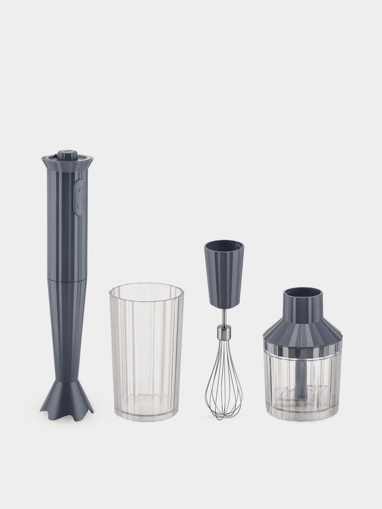Plissé Hand Blender Set – Grey